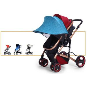 Kinderwagens Kinderwagen Accessoires Mode Kinderwagen Regenhoes PVC Universele Wind Dust Shield Met Windows Voor Kinderwagens