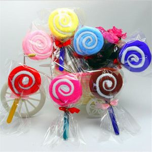 6 Stuks 20*20Cm Mini Handdoek Snoep Vorm Verpakking Katoenen Handdoek Gezicht Wassen Handdoek Thuis Textiel Party Handdoek