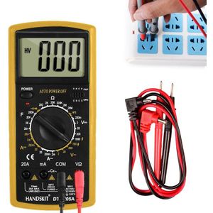 Digitale Multimeter Ac Dc Digitale Multimeter Tester Lcd-scherm Handheld Multimeter Volt Meter DT9205A Draagbare Voltmeter