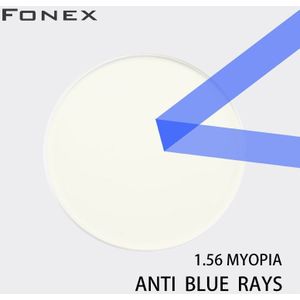 FONEX 1.56 1.61 1.67 (+ 10.00 ~-10.00) anti Blauw Licht CR-39 Hars Asferische Glazen Lenzen Bijziendheid Verziendheid Presbyopie Lens