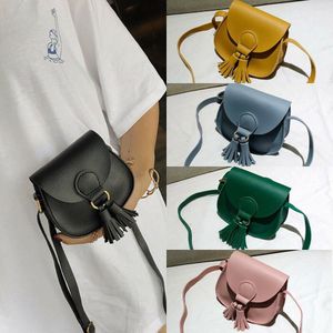 7 Kleuren Aankomst Kinderen Meisjes Kleine Schoudertas Kids Zoete Pu Lederen Heuptas Crossbody Handtassen