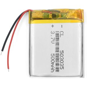 1/2/4 Stuks 503035 3.7V 500Mah Lithium Polymeer Batterij 3 7V Volt Li Po ion Lipo Oplaadbare Batterijen Voor Dvd Gps Navigatie