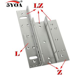 180 280 350 500 kg Z L Beugel Magnetische Elektromagnetische Lock LZ 350lbs Actieve deur met houten metalen deur Access controle Systeem