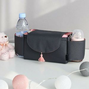 PUDCOCO Universele Buggy Baby Kinderwagen Organizer Fles Houder Kinderwagen Accessoire Kinderwagen Caddy Opbergtas