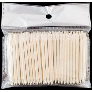 Hout Sticks Voor Cuticle Pusher Cuticle Verwijder Tool Vorken Voor Nagels Manicure Gereedschap Cuticle Trimmer Pedicure Gereedschap Professionele