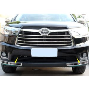 Auto Voorbumper Lagere Fog Lamp Cover Decoratieve Frame Voor Toyota Highlander Kluger