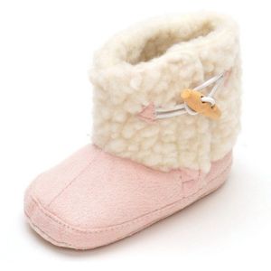 2022 Leuke Bal Winter Laarzen Mode Zachte Bodem Baby Mocassin Baby Babyschoenen Baby Warm Laarzen Antisliplaarzen voor Baby Meisjes