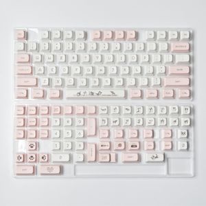 Xda Keycaps 137 Keys Pbt Dye Sub Keycaps Leuke Miaomiao Thema Voor Cherry Gmmk Pro Gaming Mechanische Toetsenbord Xda Keycaps