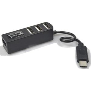 DM USB C naar Ethernet Adapter met Type C USB 2.0 HUB 4 Poorten RJ45 Netwerkkaart Lan adapter voor Macbook USB-C Type