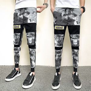 Zomer Camouflage Print Broek Mannen Enkellange Slim Fit Mannen Casual Harembroek Voorvak Mannen Joggers Broek 34-27