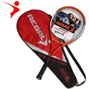 Zouzhan Tennisracket Enkele Met Lijn Jeugd Volwassen Entertainment Trainingspak Aluminium