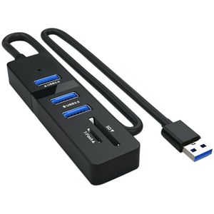 Usb Hub 3.0 Multi Usb 3.0 Hub Usb Splitter High Speed 3 Poorten Tf Sd Kaartlezer Alles In Een voor Pc Computer Accessoires