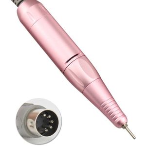 35000Rpm Nail Boor Handvat Professionele Elektrische Manicure Machine Rvs Handvat Elektrische Manicure Boor Accessoire