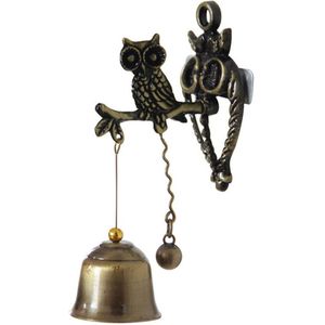 Vintage Retro Stijl Dier Paard Olifant Uil Vormige Metalen Deurbel Opknoping Deur Thuis Decoratie