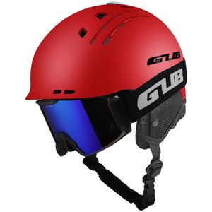 Gub Volwassenen Draagbare Eps Integraal Gegoten Thermische 10 Gaten Ski Snowboard Helmen Outdoor Sportkleding Veiligheid Apparatuur 58-60 cm