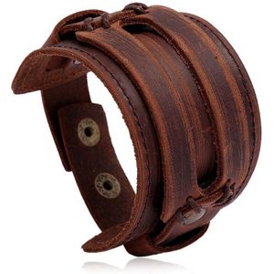 Volwassen Middeleeuwse Cosplay Lederen Armband Vintage Punk Gothic Gauntlet Polsband Bracer Steampunk Middeleeuwen Accessoires