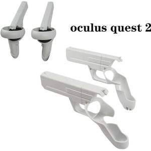 1 Paar Vr Games Shooting Game Shell Links & Rechts Shooting Game Model Voor Oculus Quest 2 Touch Controller Accessoires