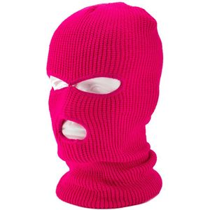 Winter Warm Volgelaatsmasker 3 Gat Balaclava Hood Cap Voor Winter Ski Fietsen Masker Cover Neck Guard Sjaal Shield warm Gezicht Maskers