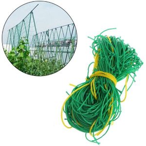 Tuin Groen Nylon Trellis Netting Ondersteuning Klimmen Bean Plant Netten Groeien Hek F1FC