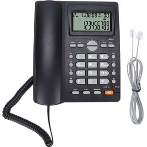 Thuis Vaste Telefoon Desktop Vaste Bedrade Telefoon Met Caller Id Display Mute Kiesherhalingsfunctie Voor Home Hotel Office Gebruik