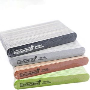 200 Stuks Sterke Dikke Hout Nagelvijlen 180/240 120/180 240/320 100/150 Lima Buffer Manicure Hout Schuren Nagels Bestanden