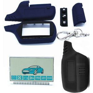 A91 Lcd-scherm + Lcd Sleutelhanger Body Case Voor Russische Starline A91 Lcd Afstandsbediening Twee Weg Auto Alarm Systeem siliconen Case