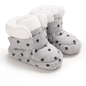 Winter Baby Katoenen Schoenen Laarzen Voor Meisje Peuters Jongen Slip-On Sneeuw Warm Ronde Neus Antislip Kids 'schoenen Enkellaars 0-1 Jaar