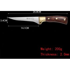 Duitse Uitbenen Keukenmessen Speciale Snelle Messen Uitbenen Vlees Verwijdering Doden Varkens Selling Snijden Peeling Vlees Snijden Mes