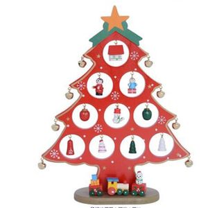 Kerst Decor Houten Mini Kerstboom Decoraties Voor Huis 26Cm