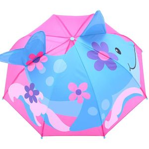 Baby Cover Parasol Voor Zon Regen Bescherming Uv-stralen 3D Cartoon Outdoor Paraplu Baby Student Leuke Opvouwbare Paraplu Grappige Paraplu