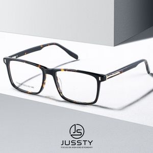 Luxe Recept Bril Frame Mannen Optische Bijziendheid Brillen Frame Mannelijke High End Italië Acetaat Clear Bril Custom