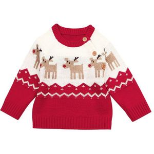 Winter Warm Baby Kids Trui Truien Baby Jongen Meisje Kerst Elanden Lange Mouwen Knits Trui Peuter Jongens Meisjes Tops Kleding