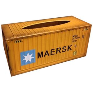 Mode-Retro Container Iron Tissue Doos Thuis Auto Servet Papier Container Metalen Papieren Handdoek Storage Case Home deco