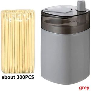 Toothpicks Holder Dispenser, Pop-Up Automatic Tooth Pick Holder Dispenser, Toothpick Storage Box( with about 300pcs toothpicks )