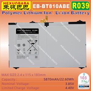 [EB-BT810AB] 3.85 V Li-Polymer lithium ion TABLET PC batterij fit voor SAMSUNG Galaxy Tab S2 9.7 SM-T810 T815 T815C T817 [R039]