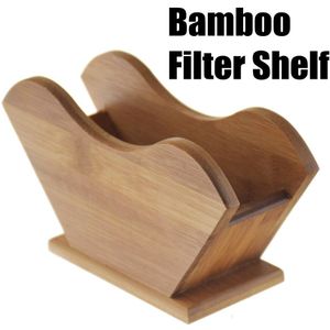 V60 Barista Koffie Papieren Filters Plank Bamboe/Palissander Filter Stand Espresso Koffiezetapparaat