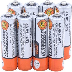 Zink Carbon Droge Batterij Aa 1.5V Baterias Voor Camera, Rekenmachine, Wekker, Muis, afstandsbediening 2A UM3 HR6 AM3 Batterij