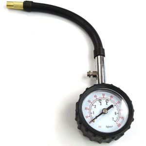 Universele Lange Buis Bandenspanningsmeter Meter 0-100 Psi Hoge Precisie Bandenspanning Tester Voor Auto en Motorfiets