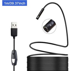 3 In 1 Inspectie Camera Industriële Endoscoop Tablet Hd Verstelbare Led Smartphone Dual Lens Waterdichte Pijplijn Flexibele