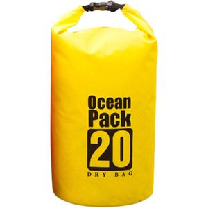 20L PVC Waterdichte Dry Bag Zwemmen Bag Sack Oceaan Pack Drijvende Varen Kajakken Camping Duiken Bag HX0603