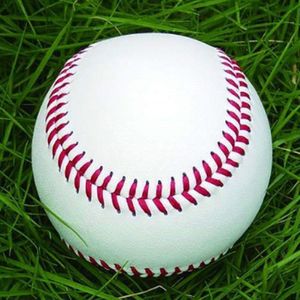 Handgemaakte Baseballs Pvc Bovenste Rubber Innerlijke Zachte Baseball Ballen Softbal Bal Training Oefening Baseball Ballen