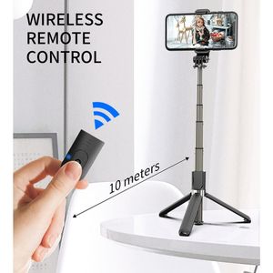 3 In 1 Selfie Stok Telefoon Statief Handheld Bluetooth Uitschuifbare Monopod Remote Shutter Voor Telefoon Camera Smartphone Selfie Stok