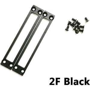 2Bays 2.5 Inch Solid State Harde Schijf Ssd Aluminium Legering Beugel Itx Computer Case Ingebouwde Beugel