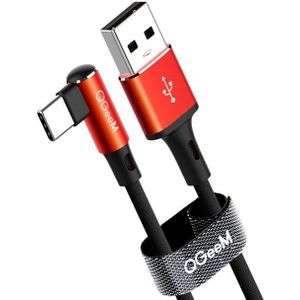 Qgeem Usb Type-C Kabel Voor Samsung Note 8 S8 Xiaomi Mi A1 Mobiele Telefoon Type C Kabel Snelle oplaadkabel Usb Type C Lader Kabel