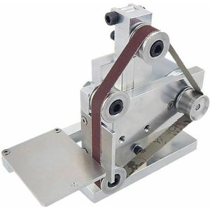 Multifunctionele Bandschuurmachine, Elektrische Schuurmachine met Metaal, Antislip en Stofdicht, 10 Stuks Schuurpapier (30×533 Mm) voor Het Grof Slijpen Slijpen van Wolfraamstaal Draaien
