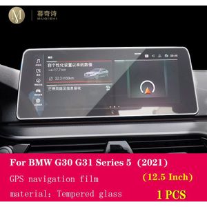 Voor Bmw G30 G31 Series5 Auto Gps Navigatie Film Lcd-scherm Gehard Glas Beschermende Film Anti-Kras Accessoires 12.5Inch