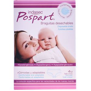 Pospart Enkele Maat Wegwerp Slipje Indasec 4 Pcs