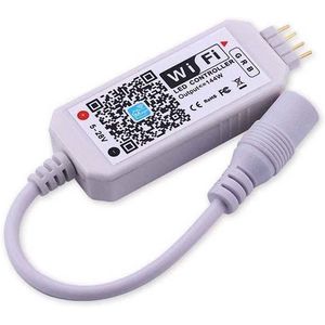 Smart Wifi Controller Led Strip Rgb Draadloze Afstandsbediening Muziek Voice Control Smart Home Werken Met Ifttt Google/Alexa thuis