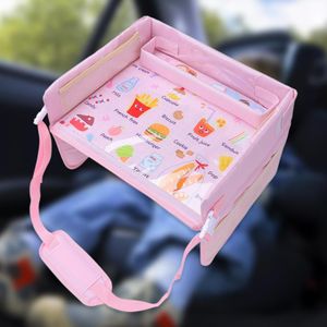 1pc Kids Car Seat Tray Foldable Seat Stroller Train Portable Play Carseat