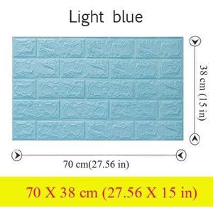 3D Houten Muur Sticker Home Decor PE Foam Waterdichte Wandbekleding Zelfklevende Behang Voor Woonkamer Slaapkamer 3D Muur panel